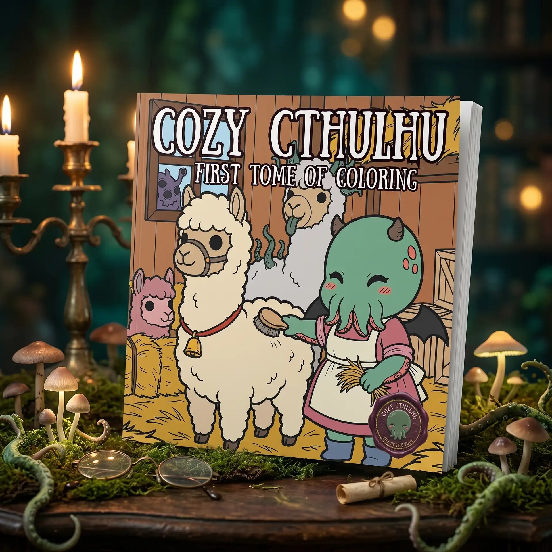 Cozy Cthulhu coloring book